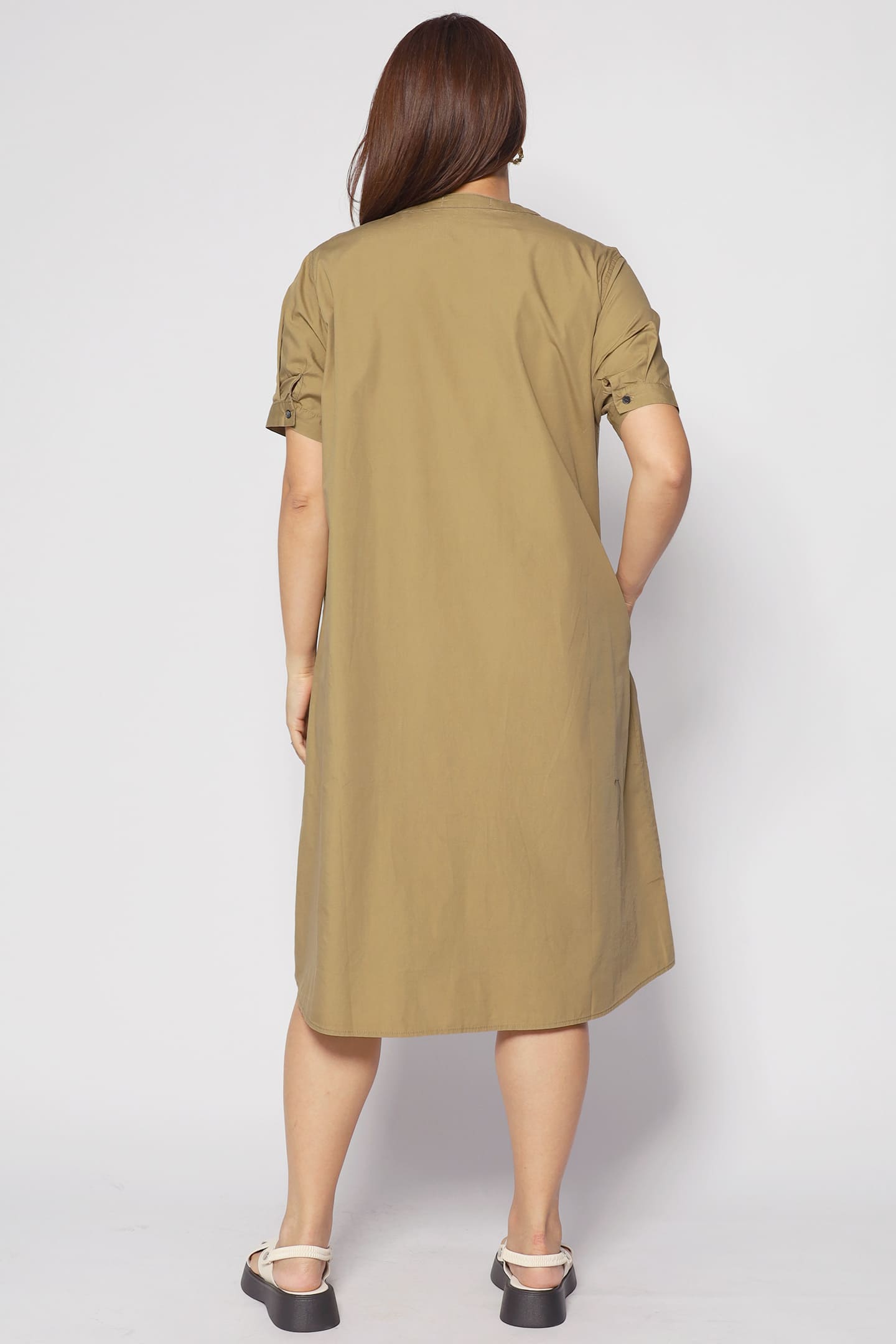 Hunter Dress in Khaki