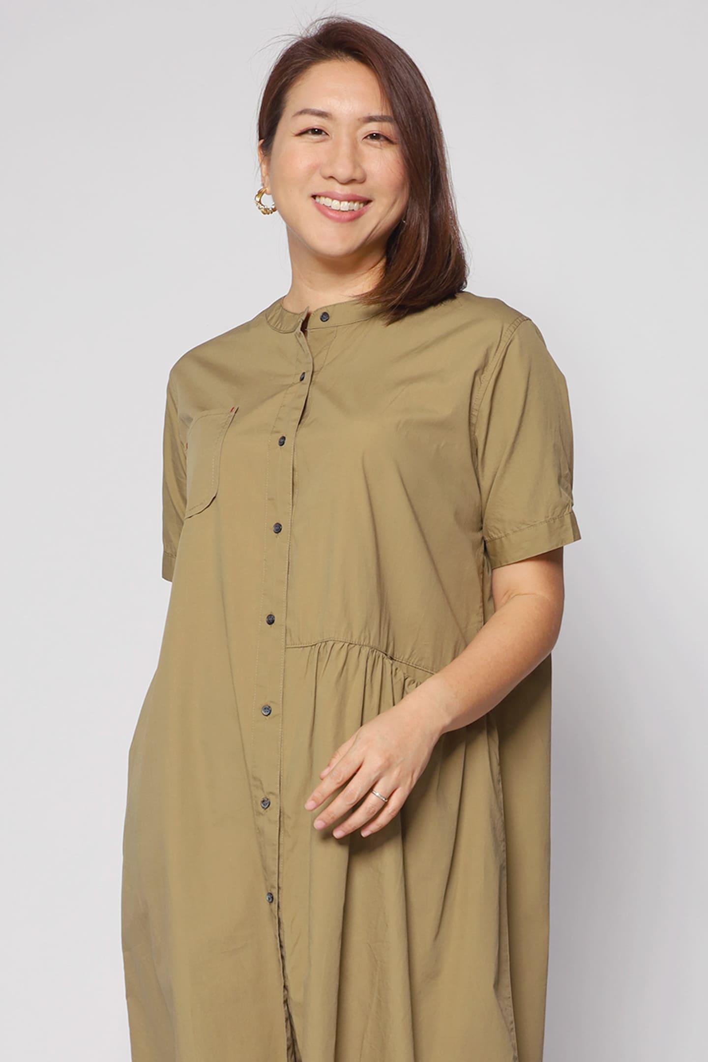 Hunter Dress in Khaki