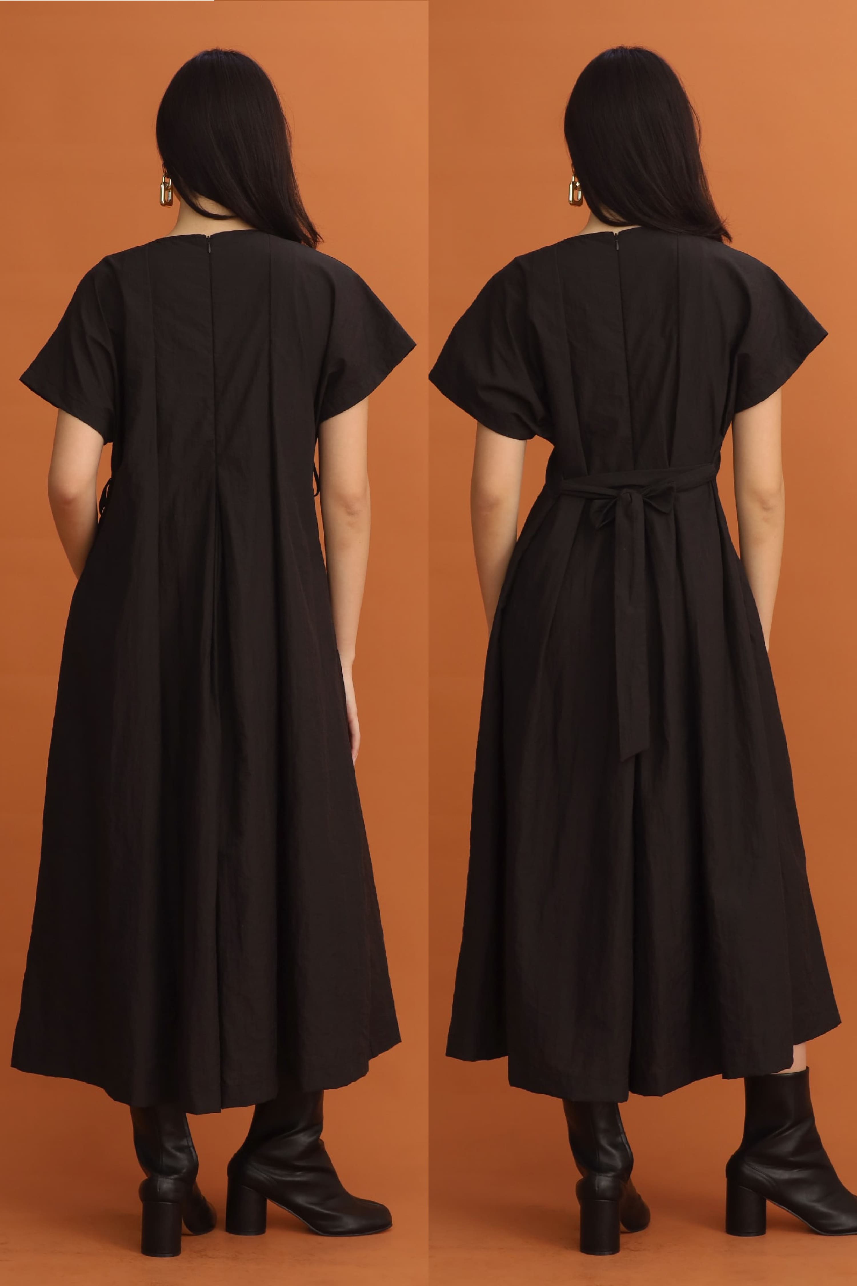CHOSEN - Felita Zipper Jumpsuit in Black