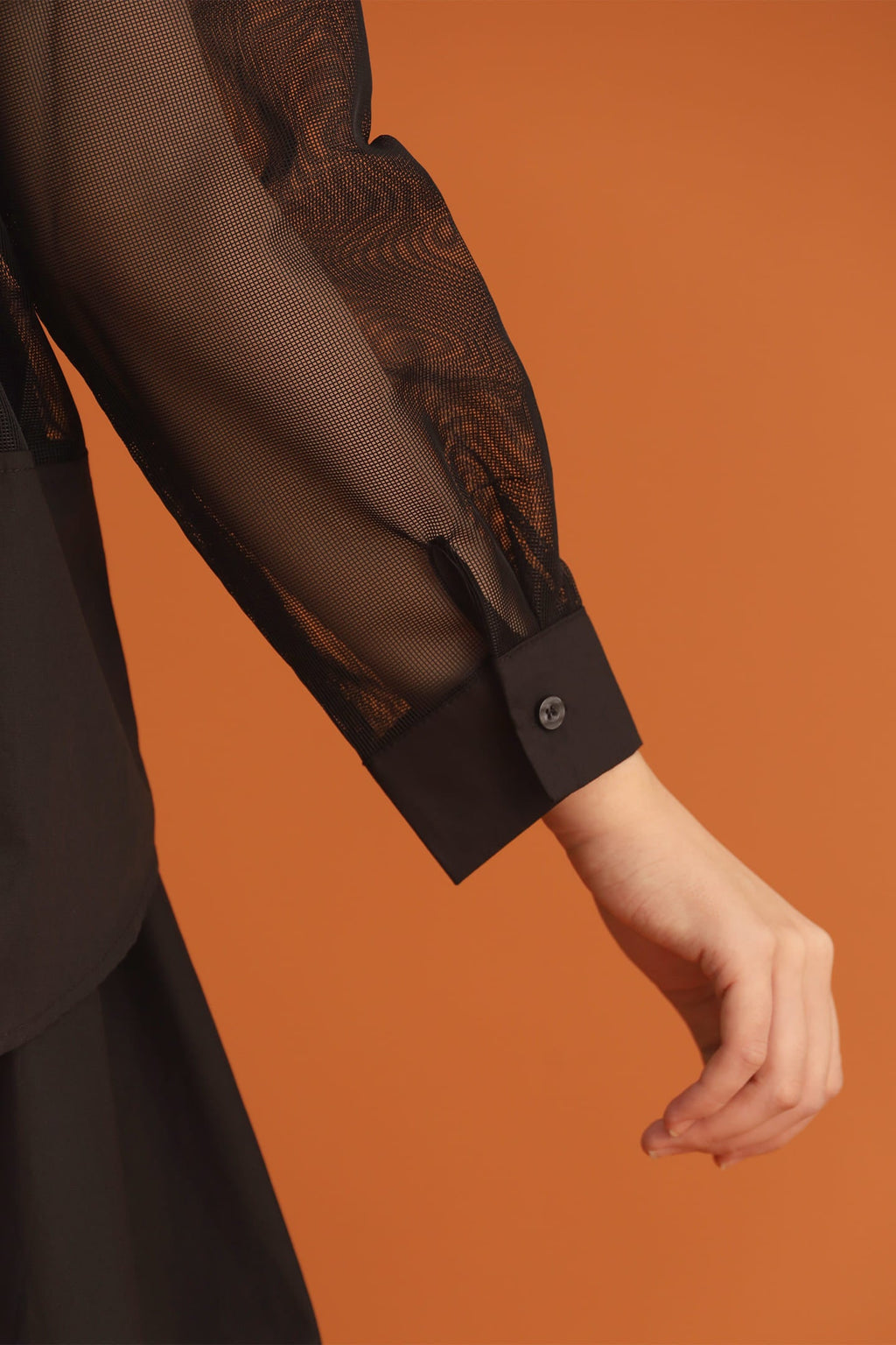 CHOSEN - Suzy Mesh Shirt in Black