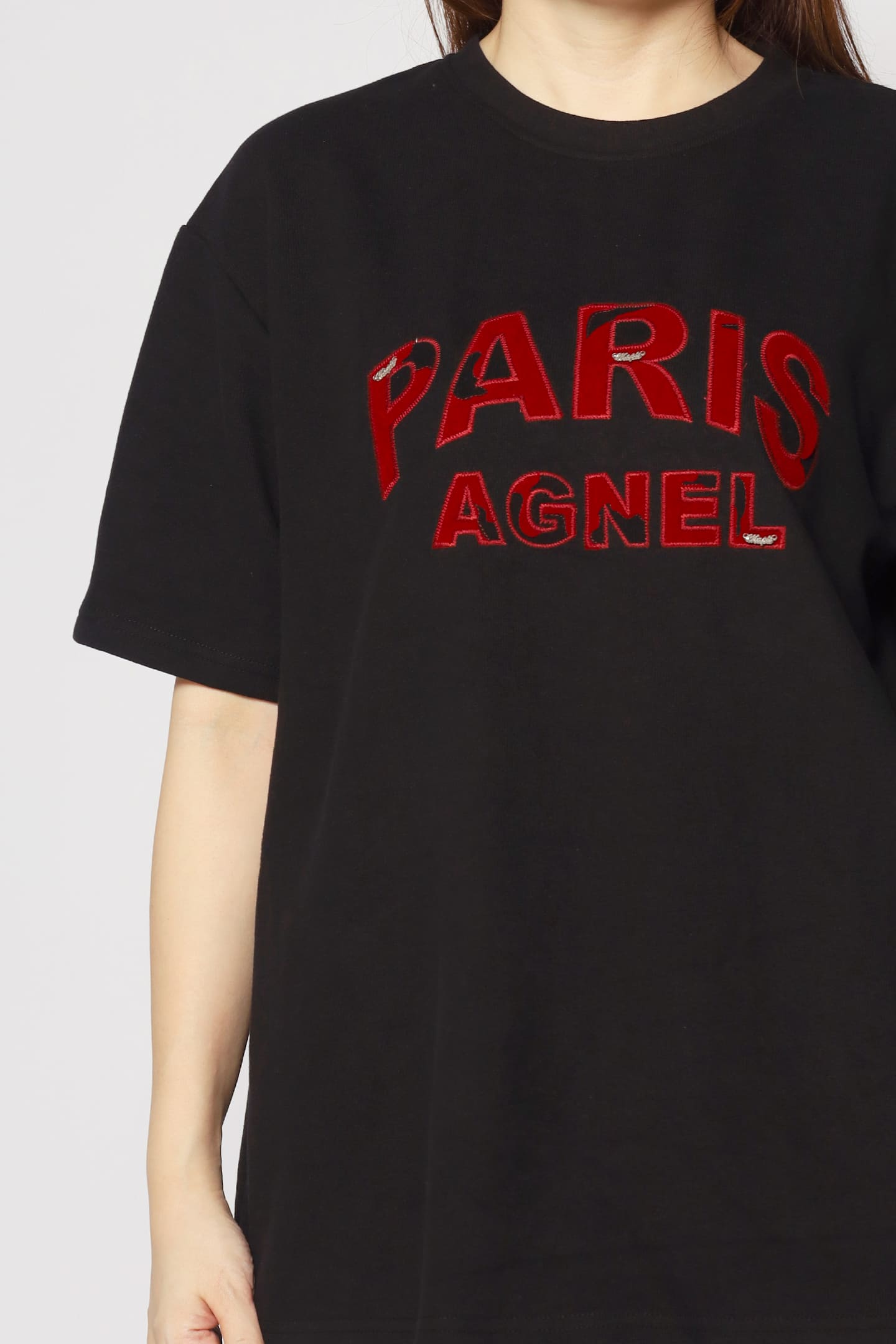 La Paris Tee in Black