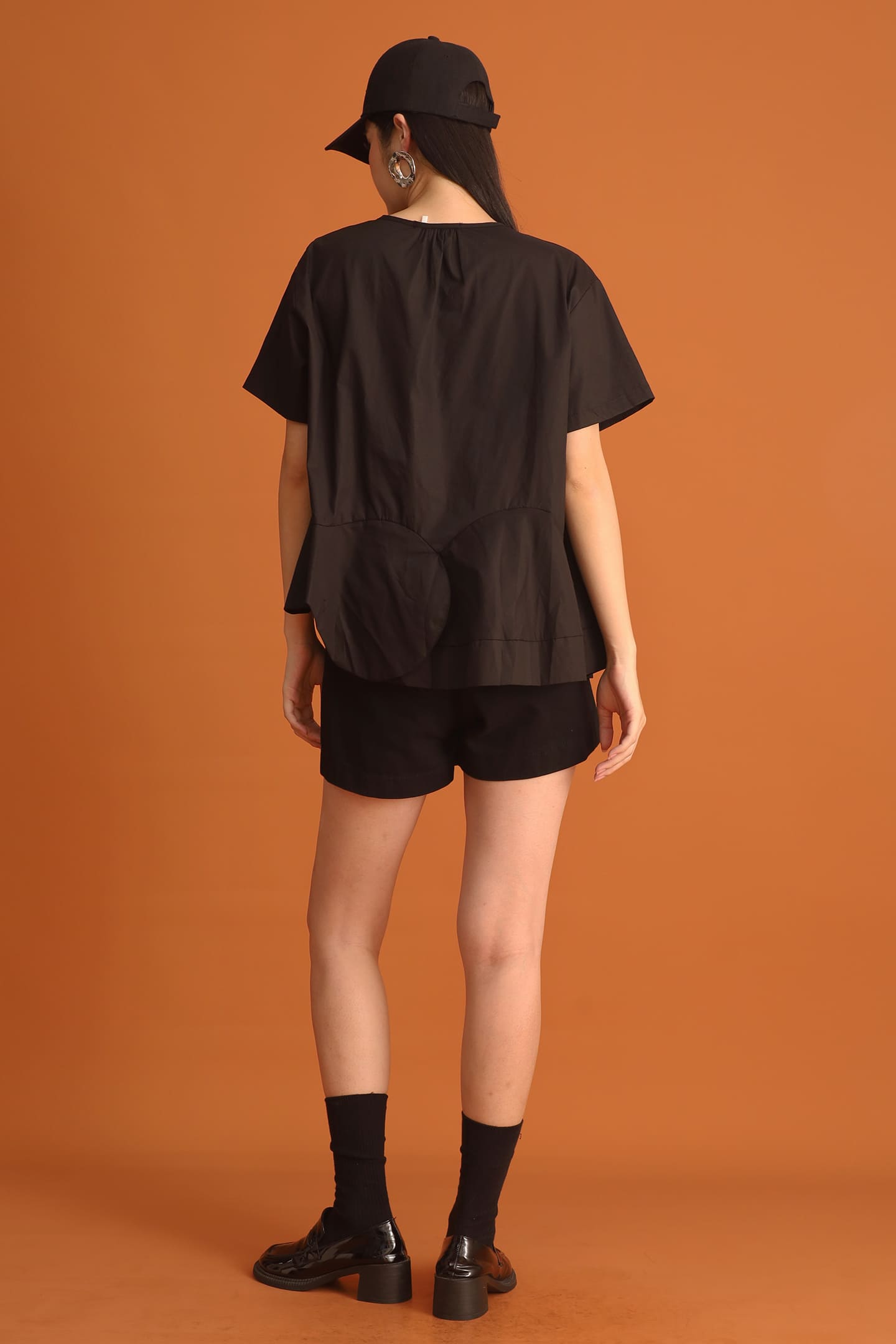 CHOSEN - Min Petal Top in Black