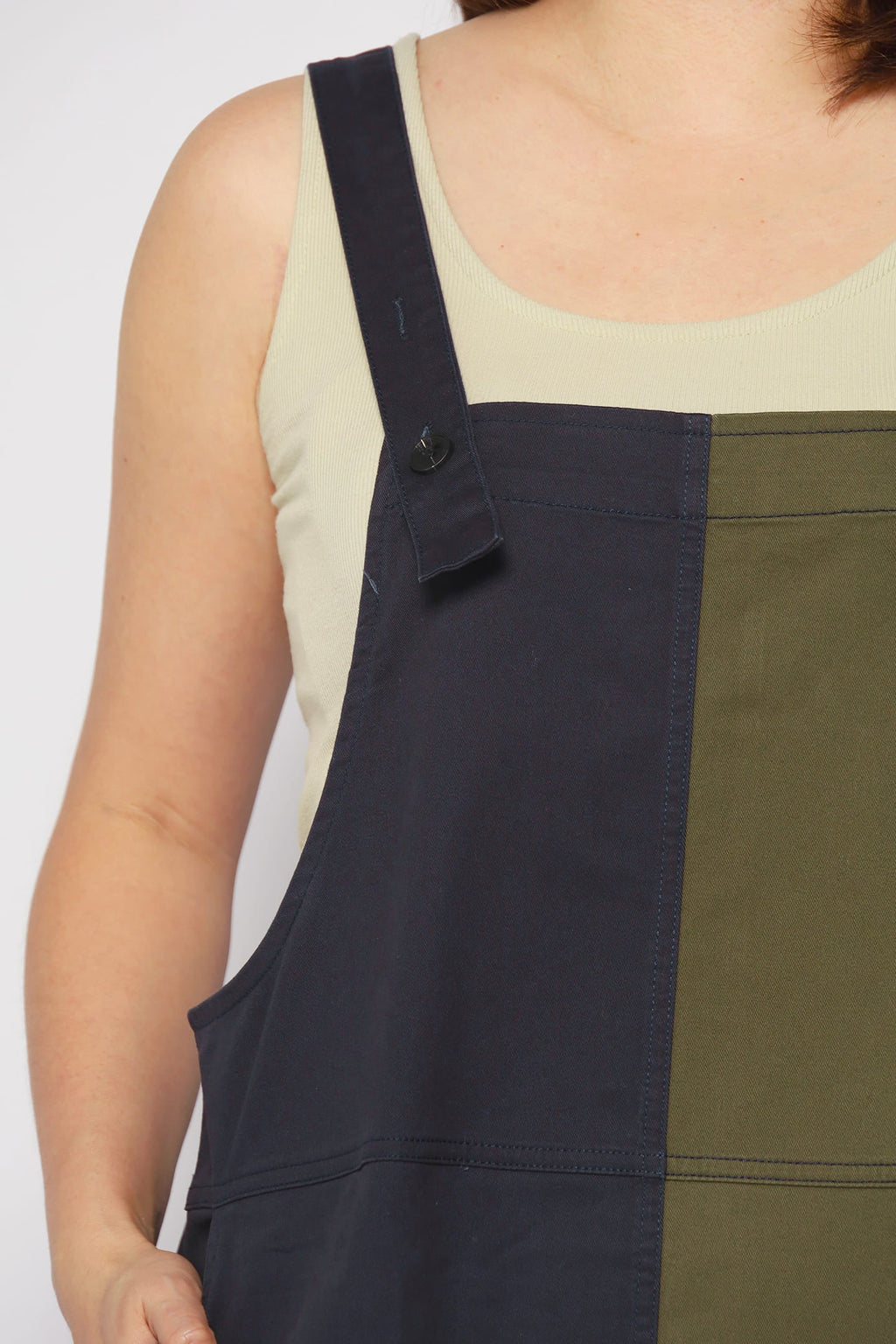Phoenix Colourblock Pinafore Dress