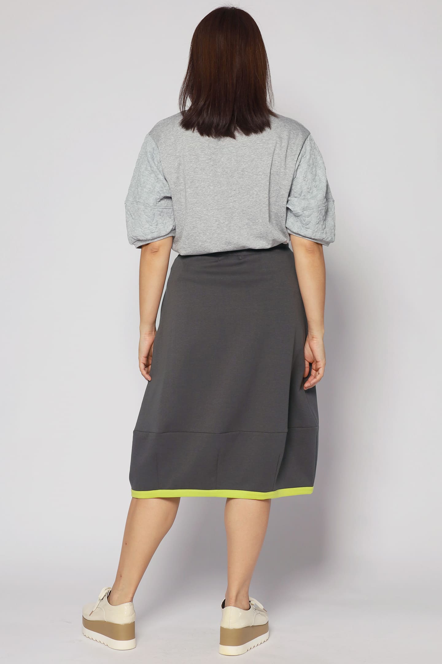 Piper Trimming Skirt in Grey