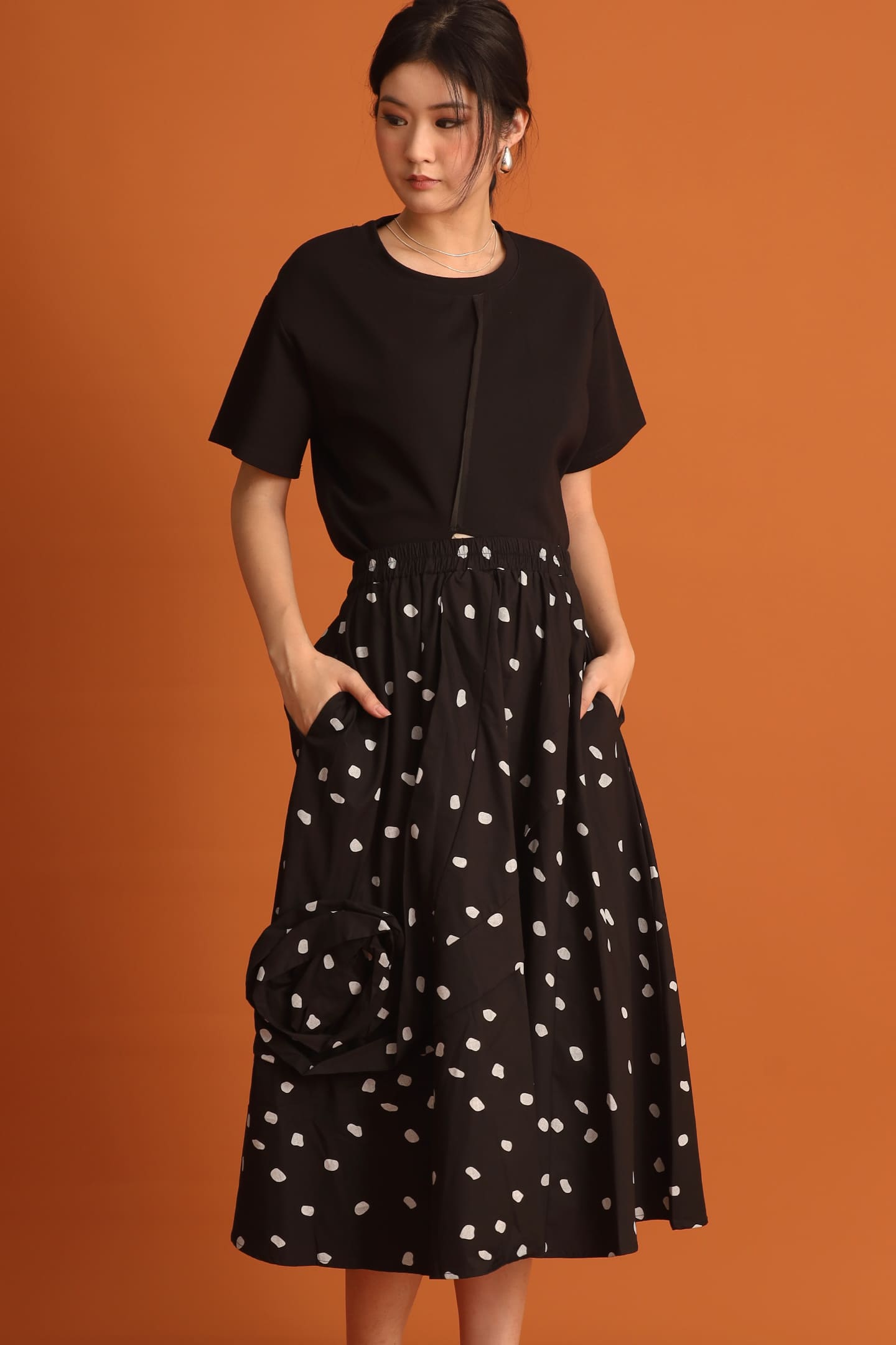 CHOSEN - Jiyeon Polkadot Skirt