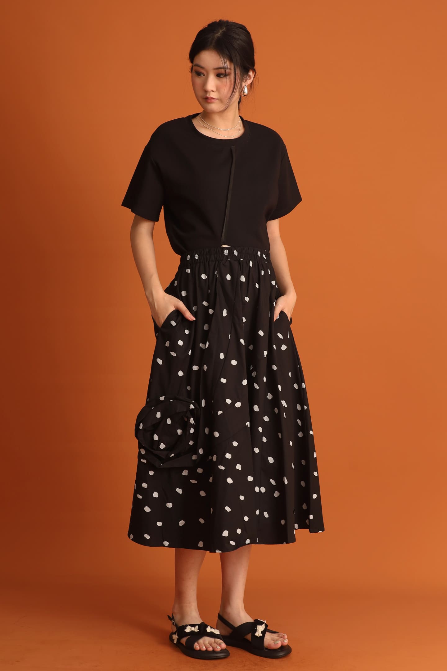CHOSEN - Jiyeon Polkadot Skirt