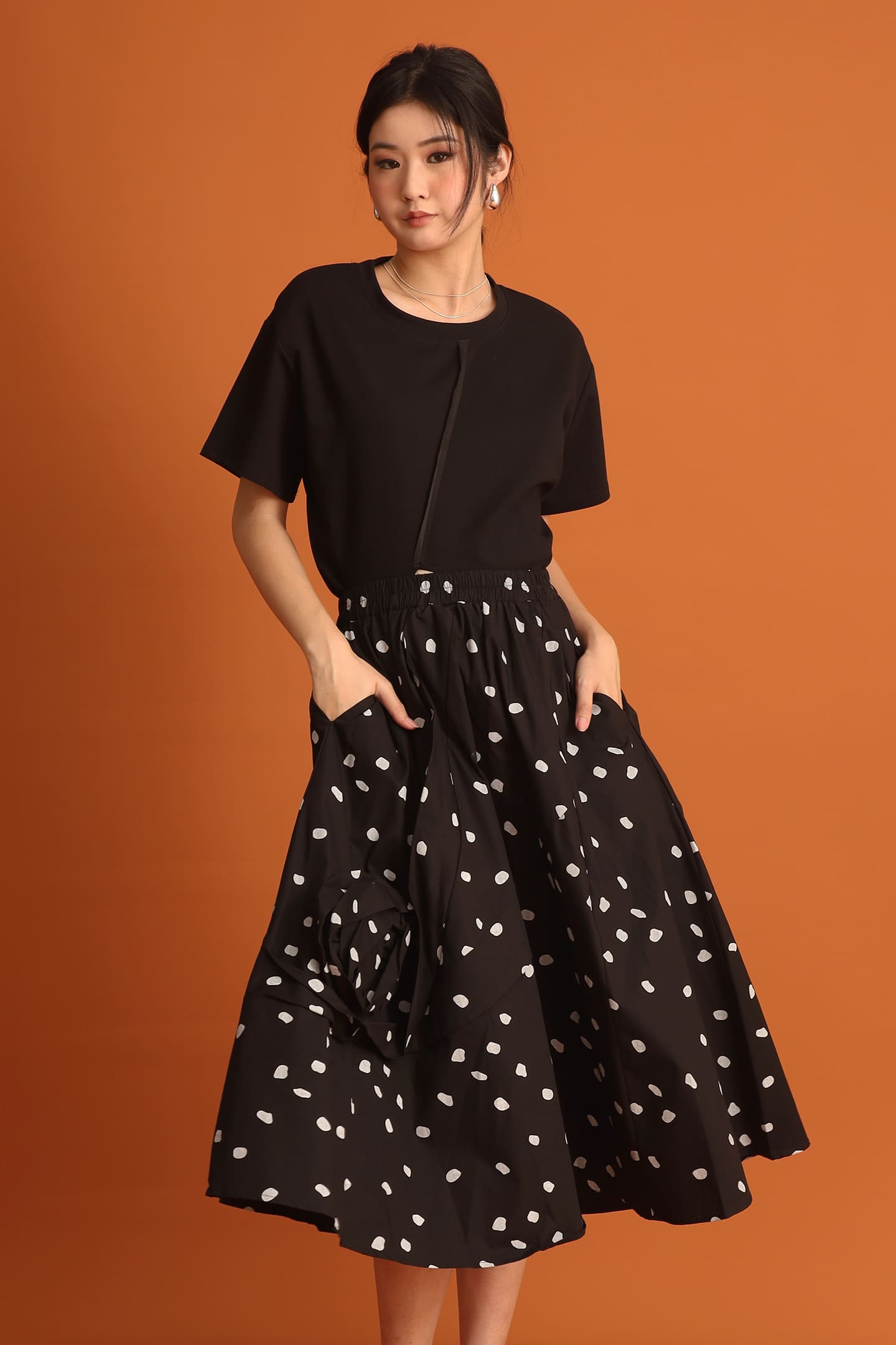 CHOSEN - Jiyeon Polkadot Skirt