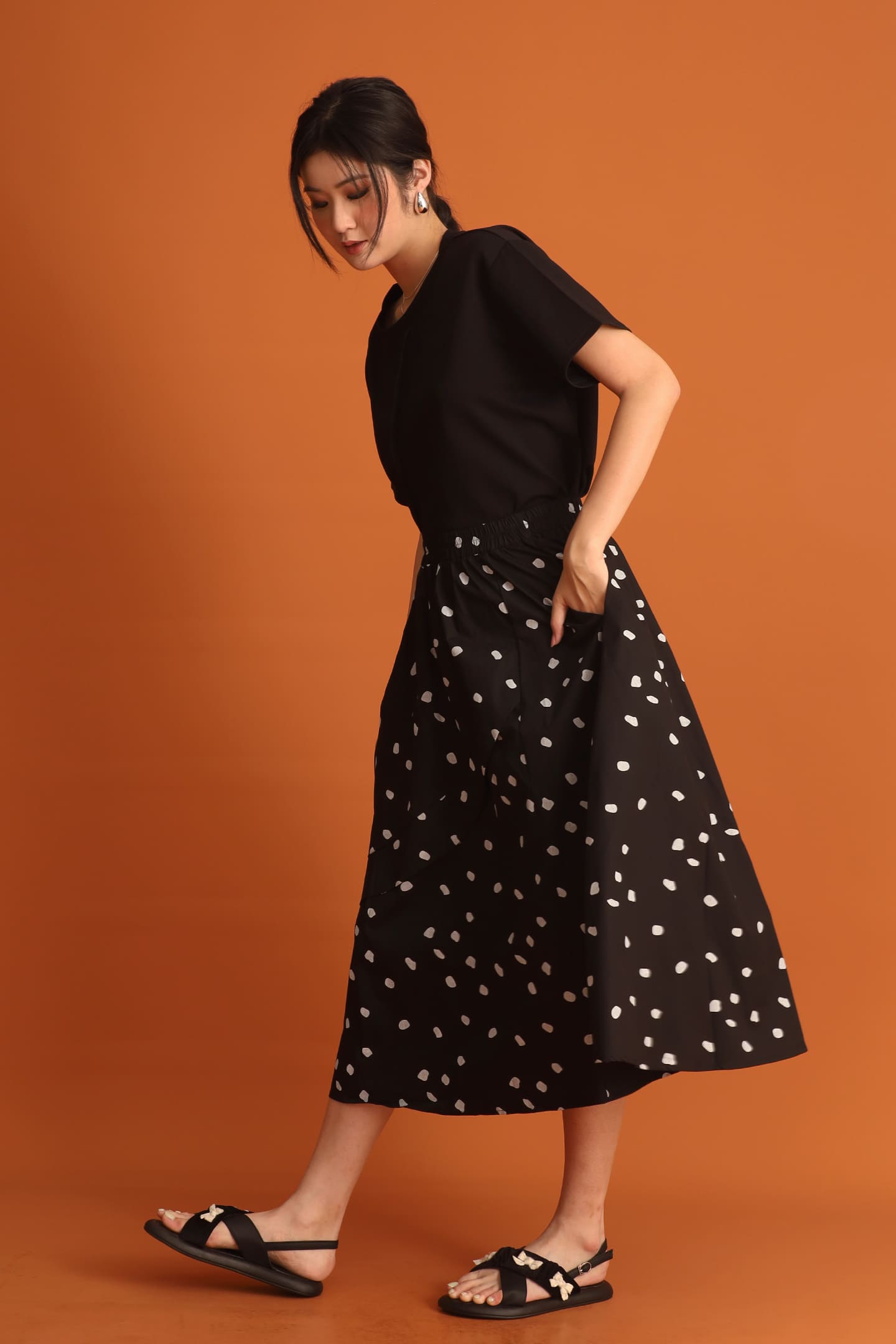 CHOSEN - Jiyeon Polkadot Skirt