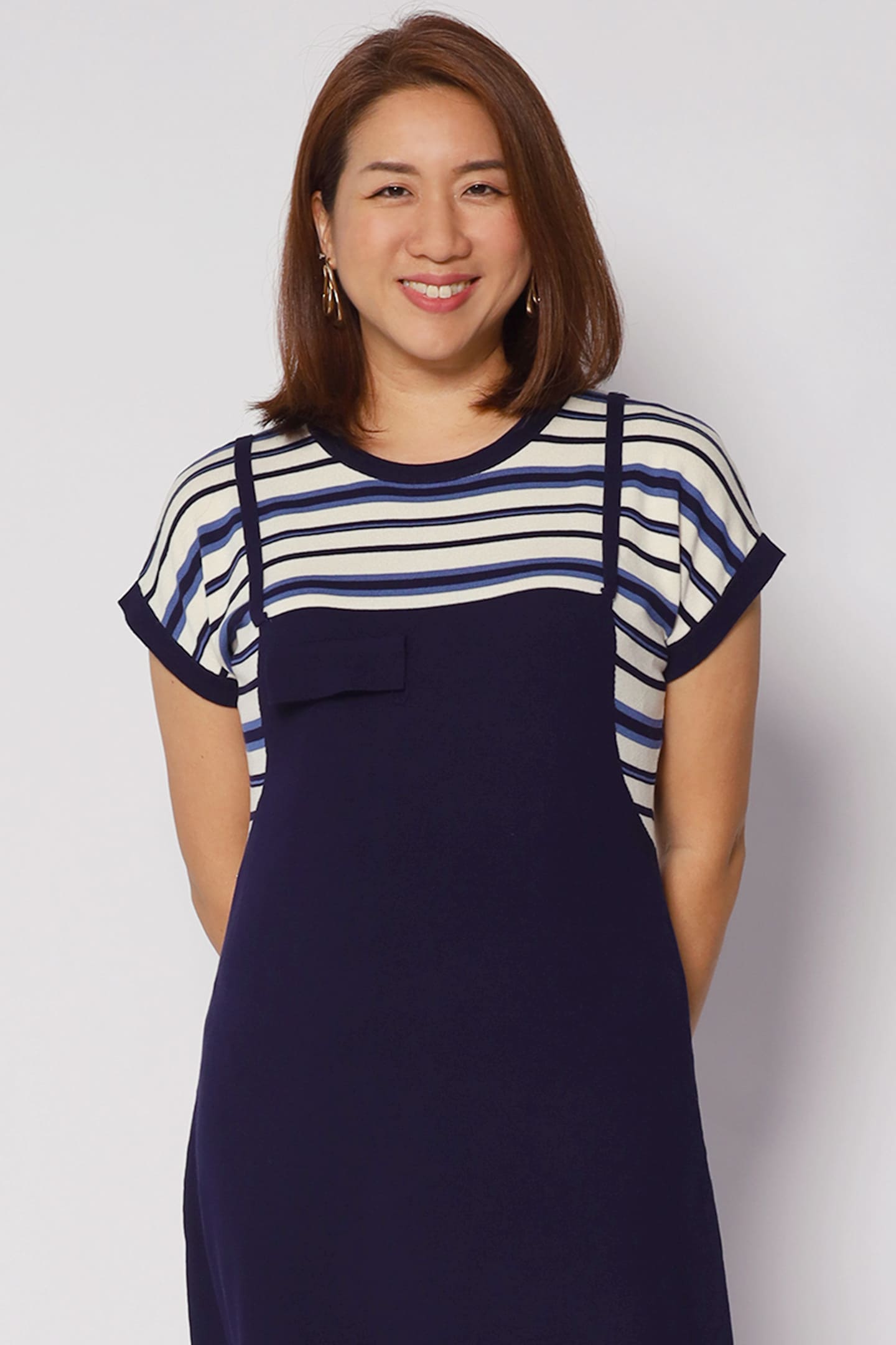 Psalm Stripes Dress in Knit