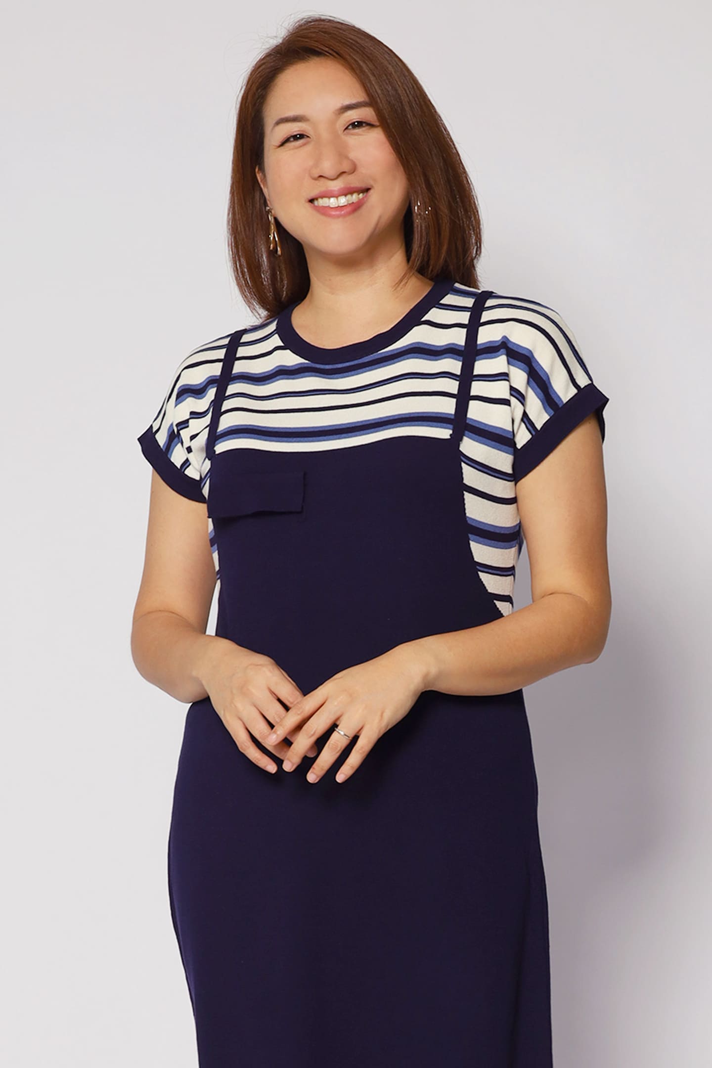 Psalm Stripes Dress in Knit