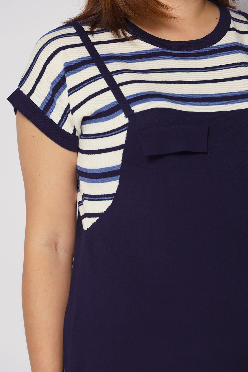 Psalm Stripes Dress in Knit