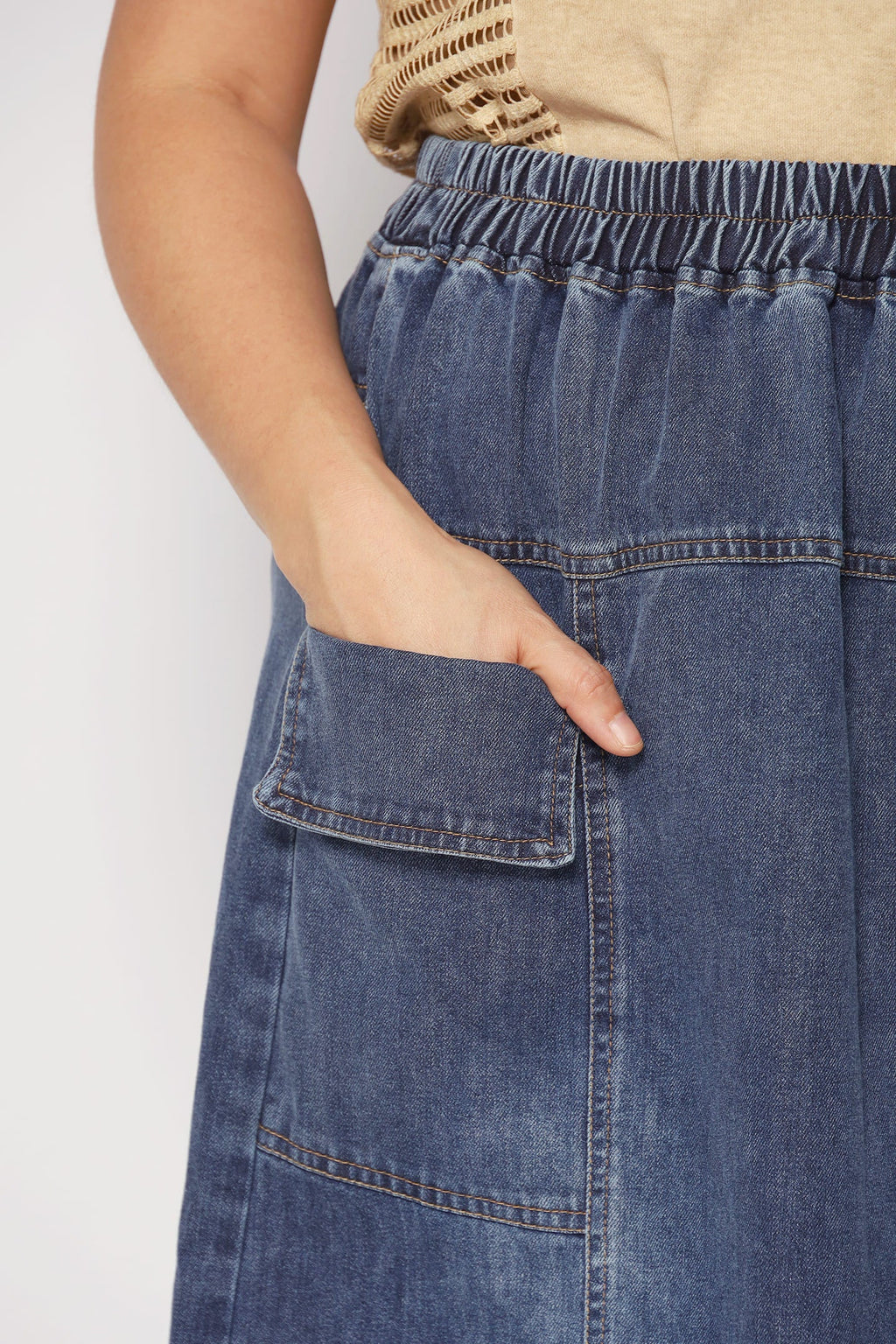 Quint Pocket Denim Skirt