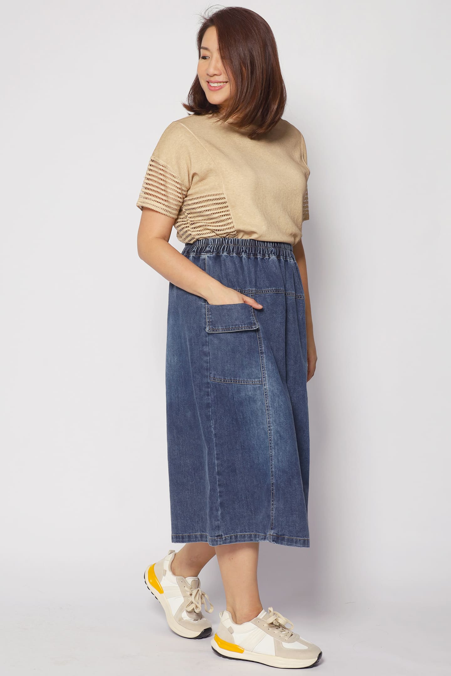 Quint Pocket Denim Skirt