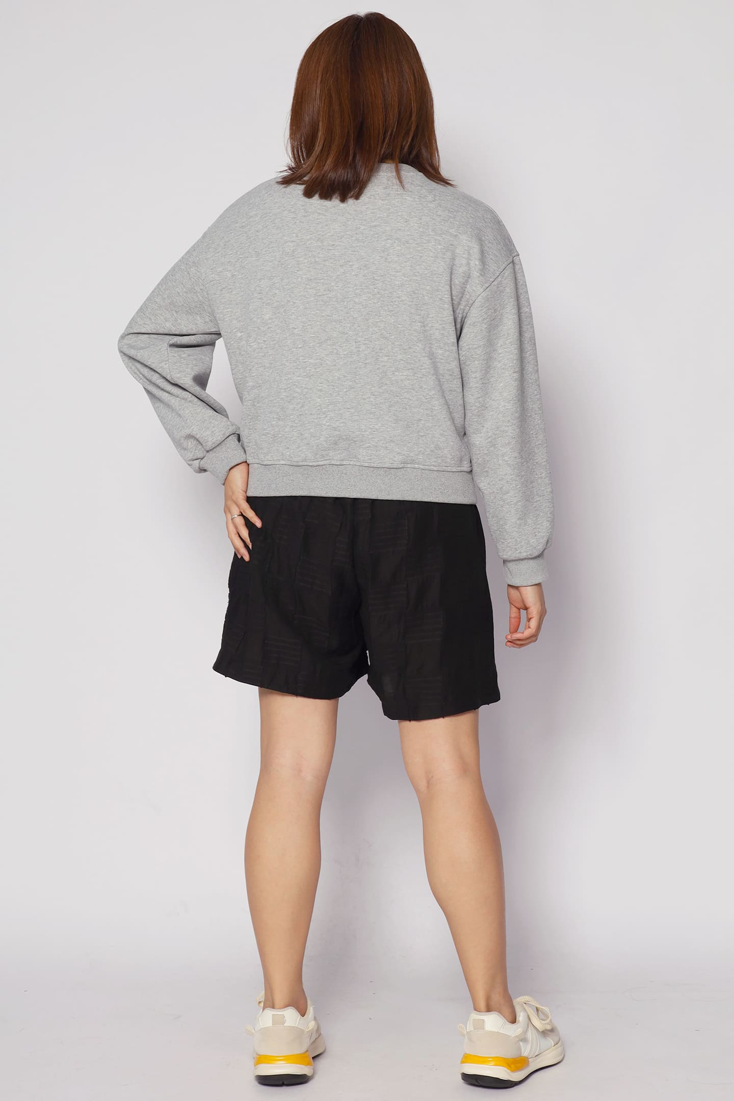 Shine Jumper Top in Grey