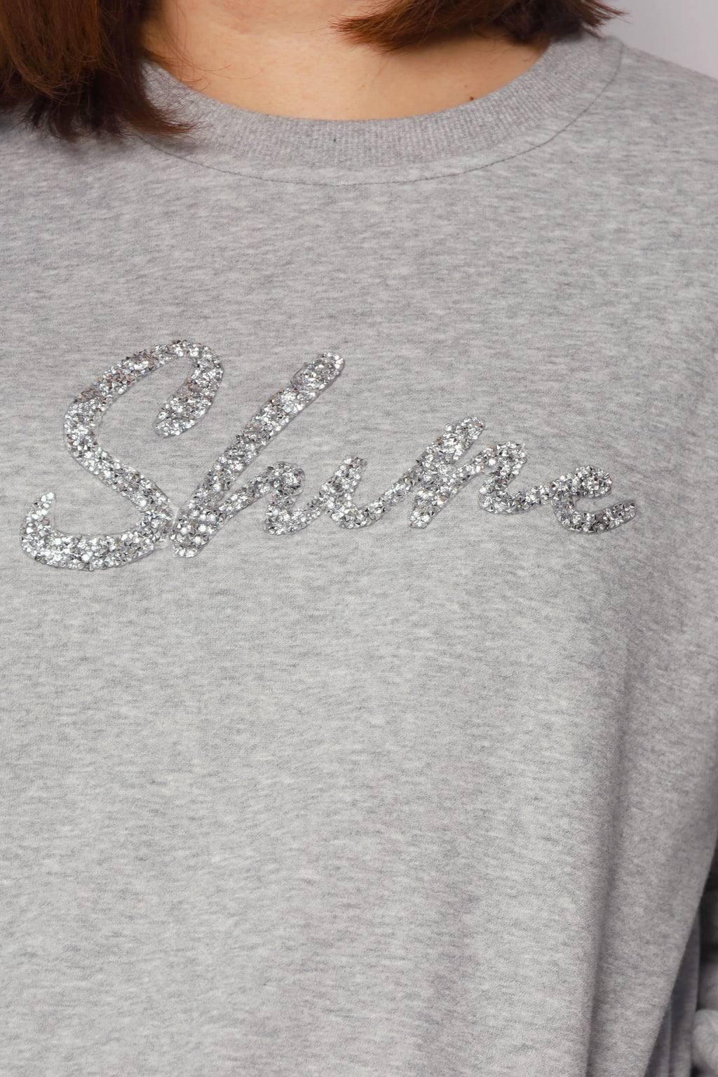 Shine Jumper Top in Grey