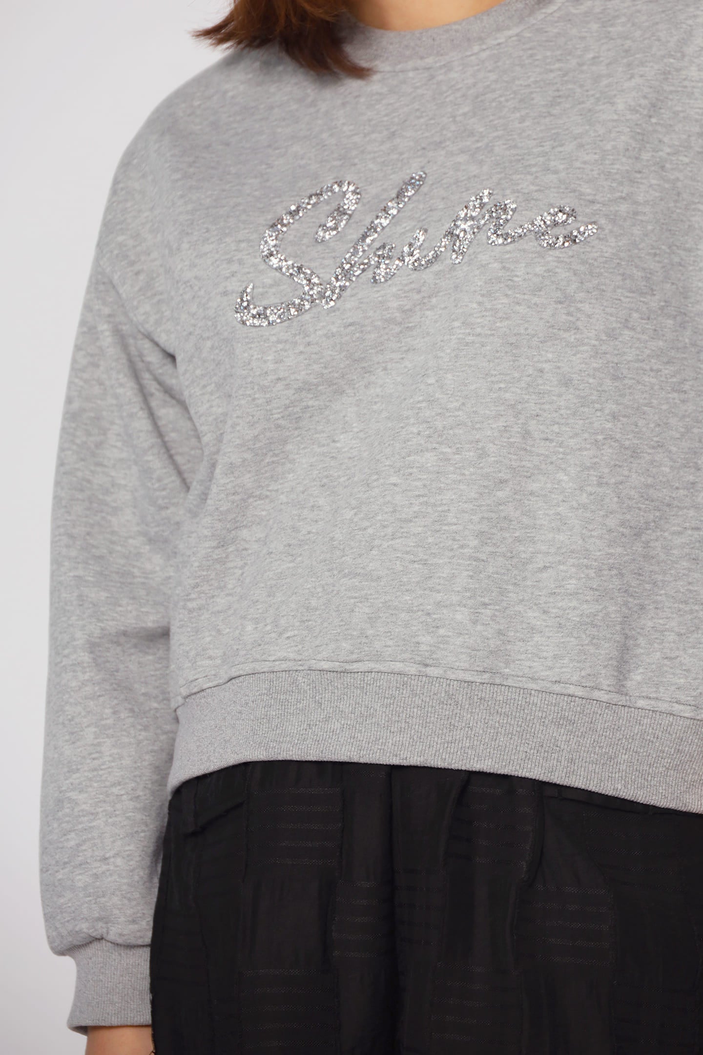 Shine Jumper Top in Grey