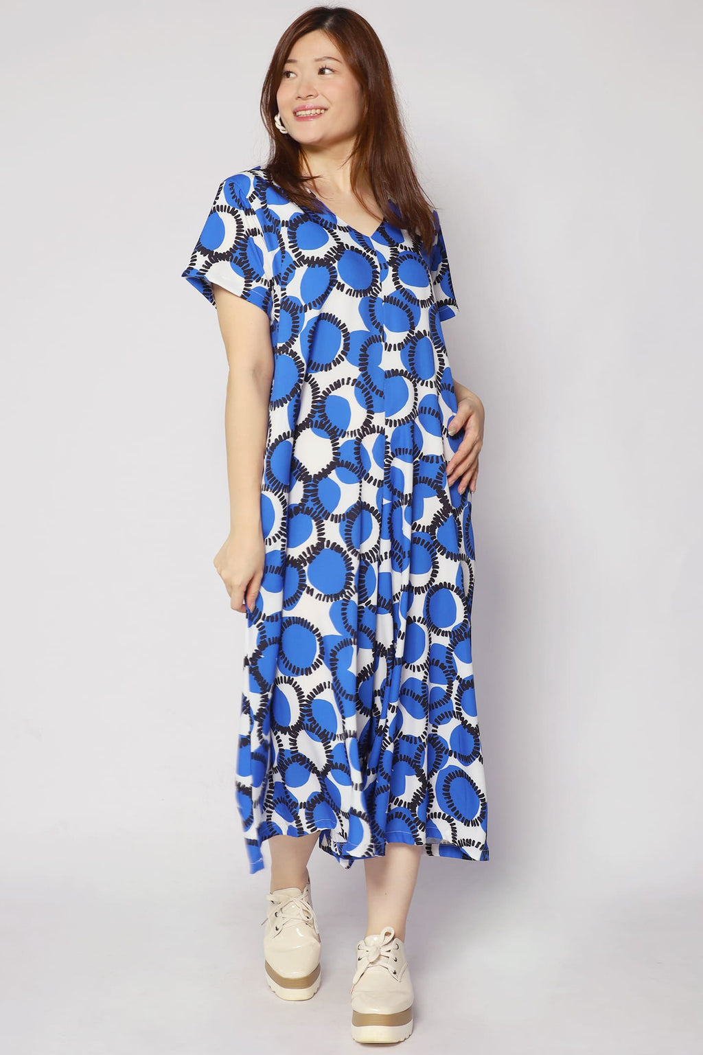 Shirokuro Jumpsuit in Blue Maru