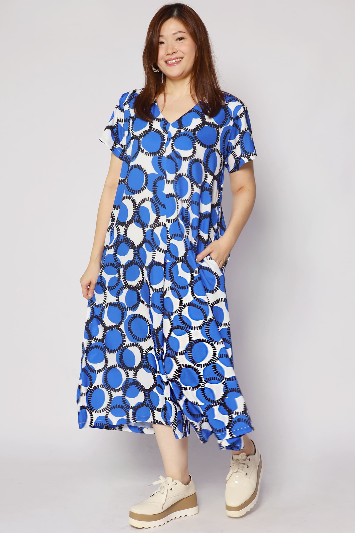 Shirokuro Jumpsuit in Blue Maru