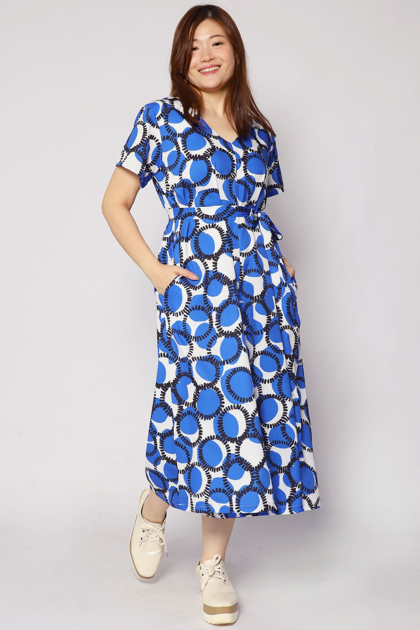 Shirokuro Jumpsuit in Blue Maru