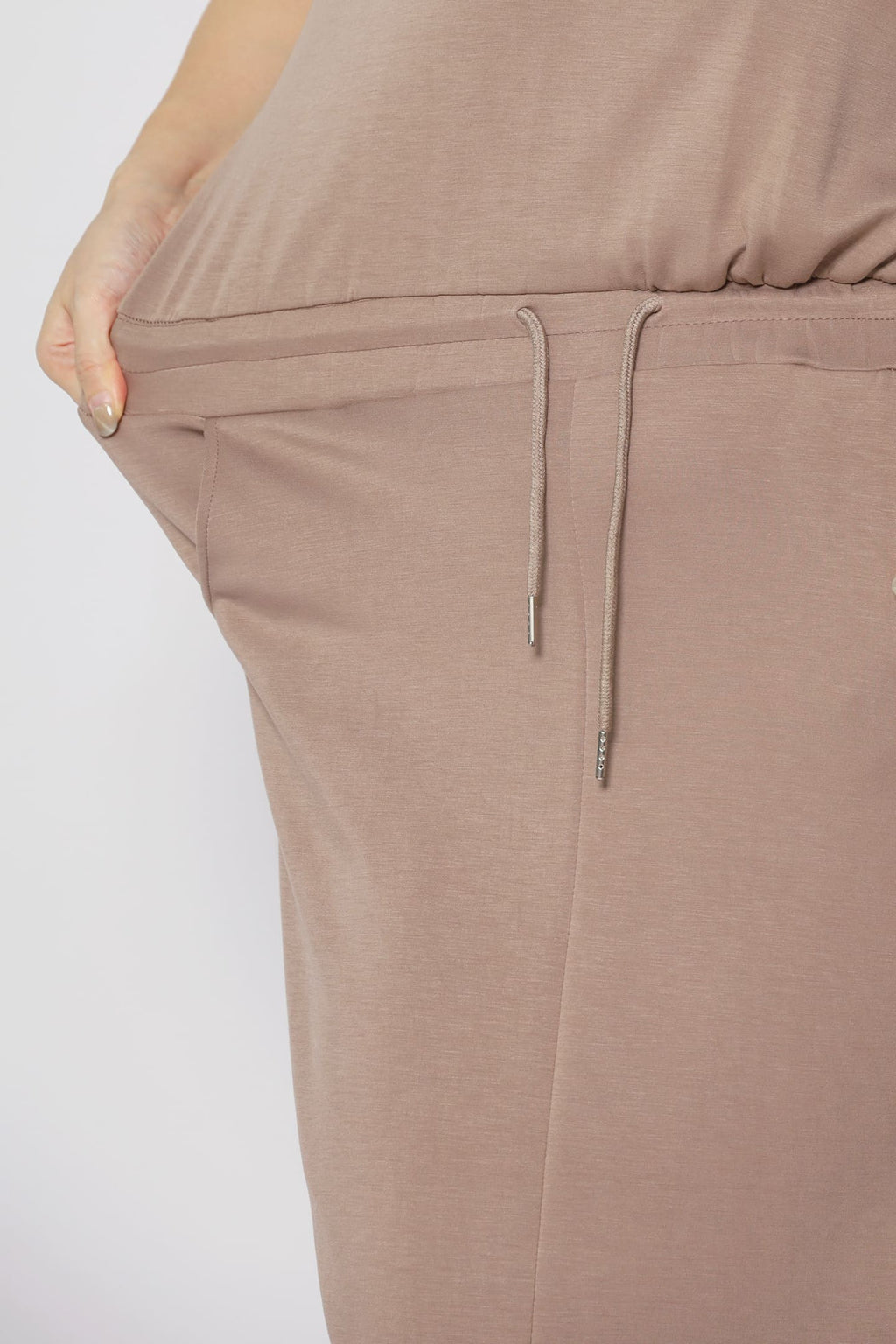 Smiling at You Dress in Khaki Brown