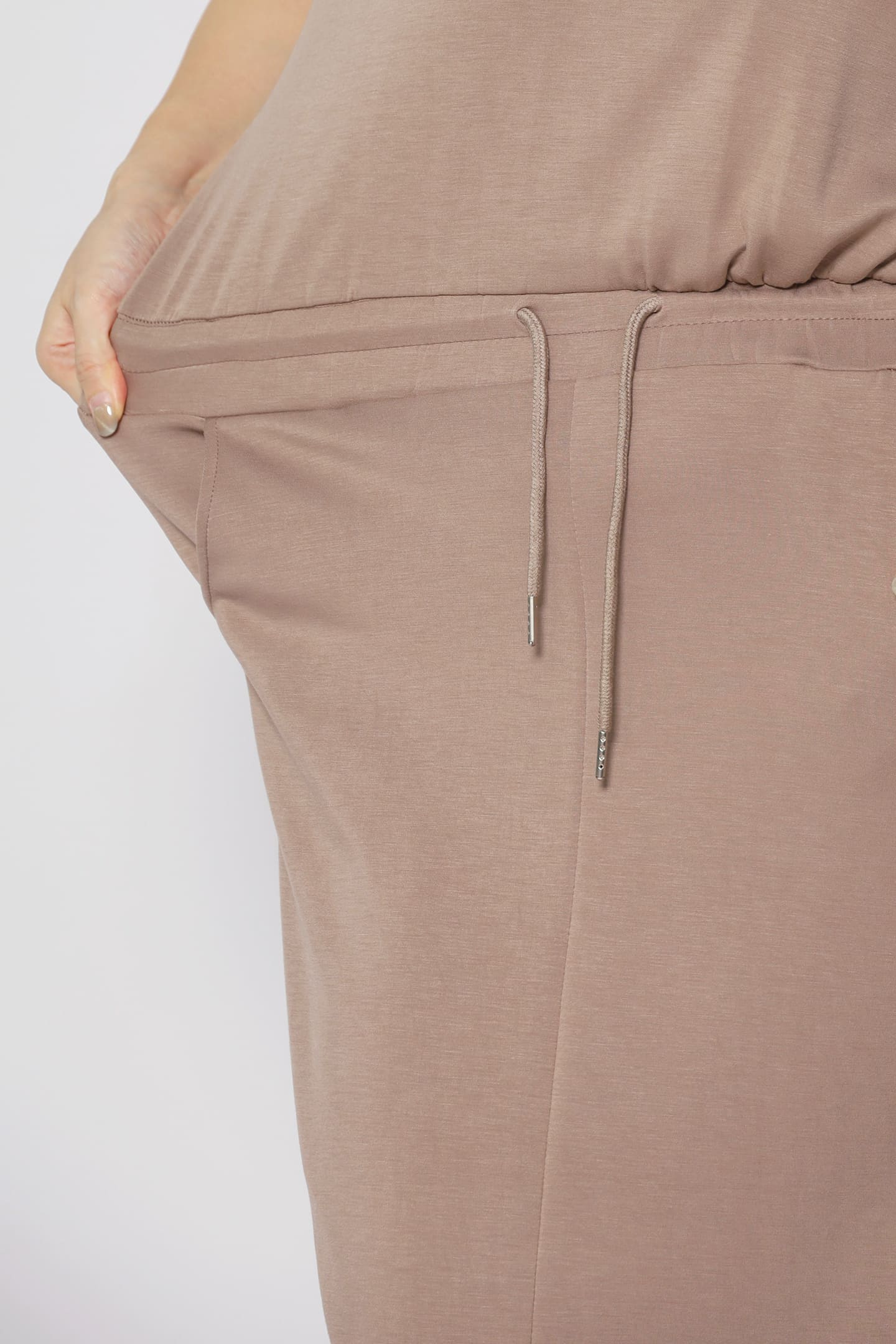 Smiling at You Dress in Khaki Brown