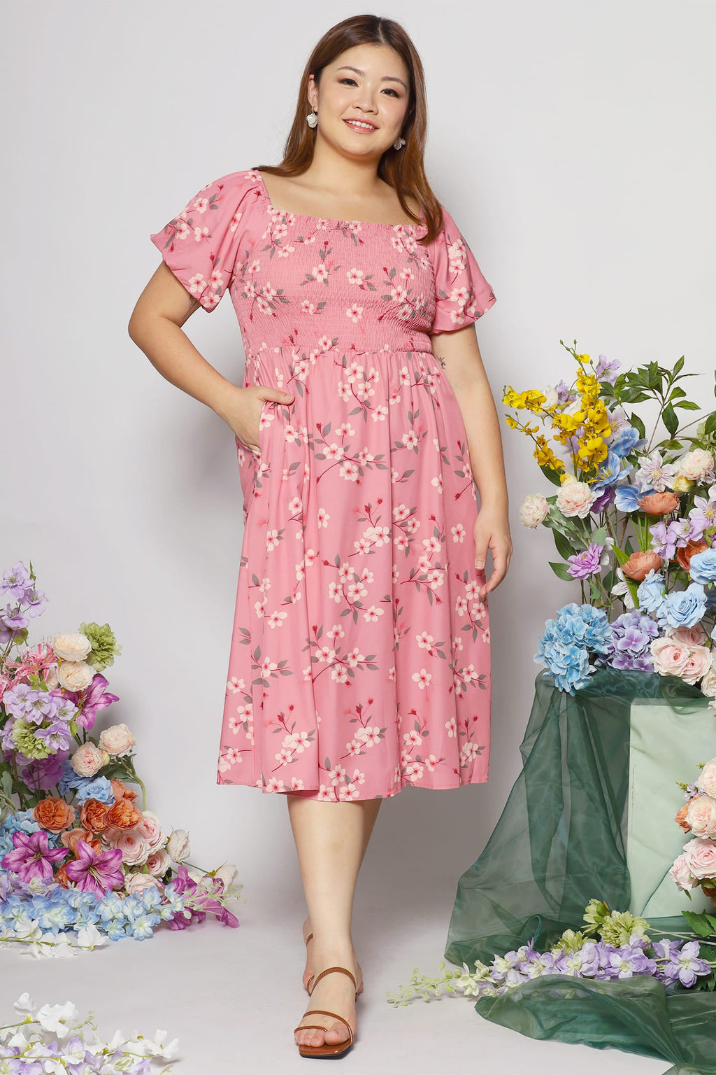 Sora Dress in Sweet Blossoms