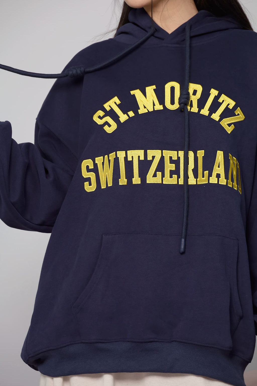 JOY - Switzerland Hoodie Pullover in Blue