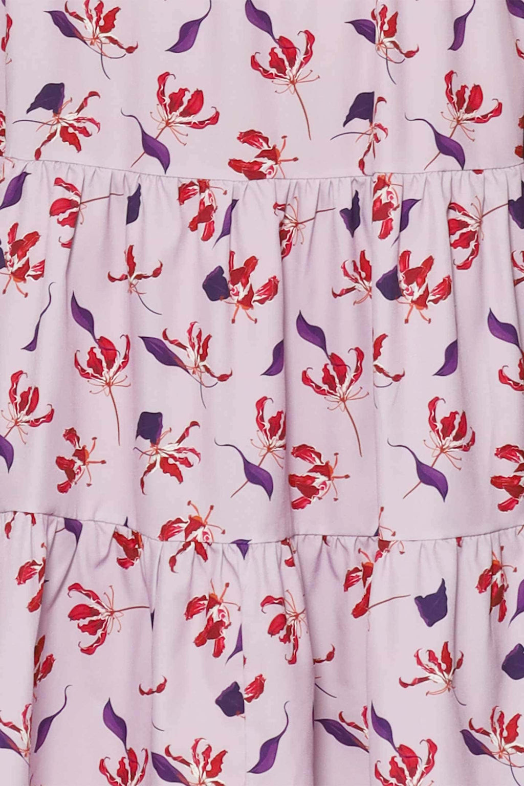 Sydney Dress in Red Iris