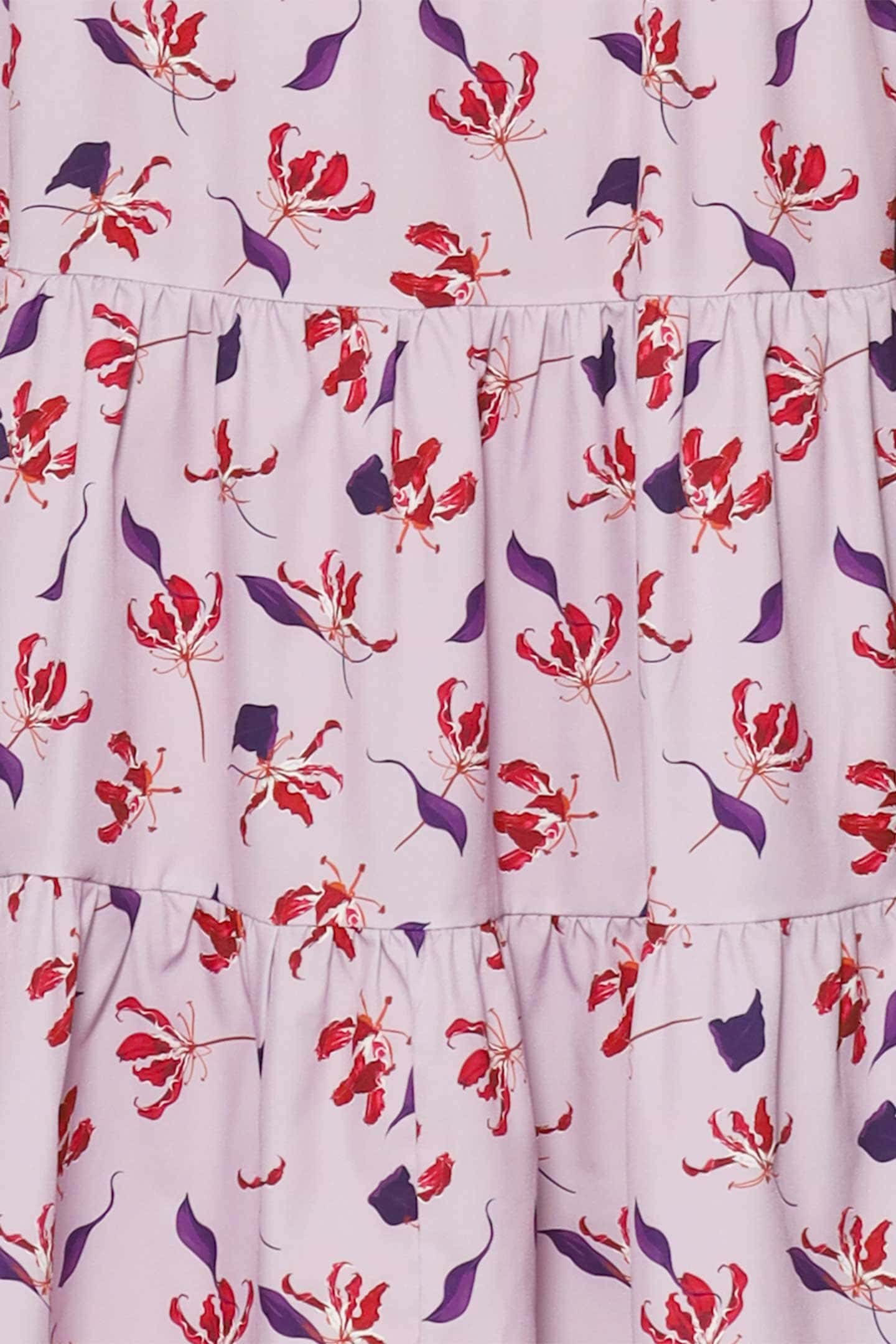 Sydney Dress in Red Iris