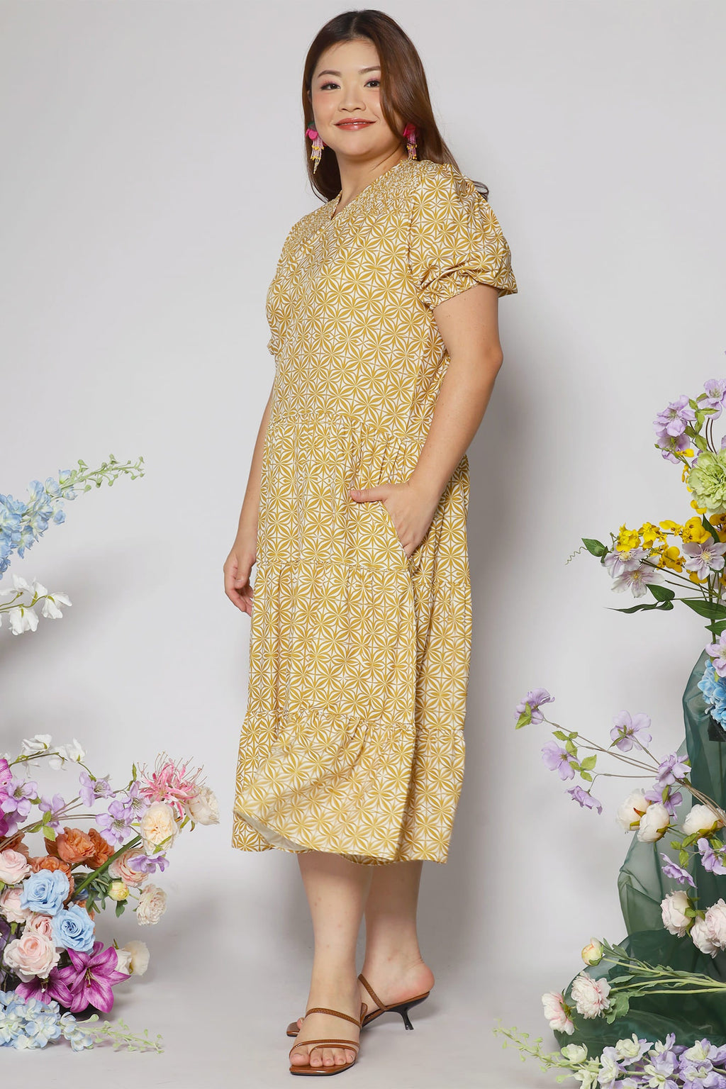 Sydney Dress in Yellow Royalty
