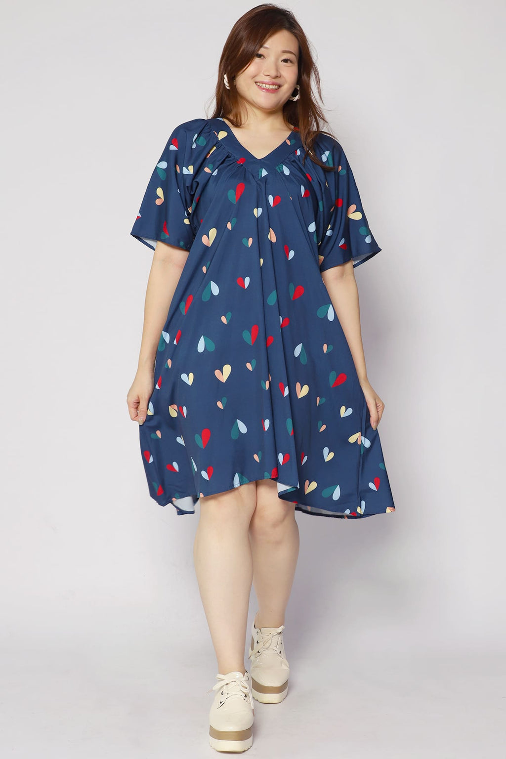 Tayler V Dress in Hearts