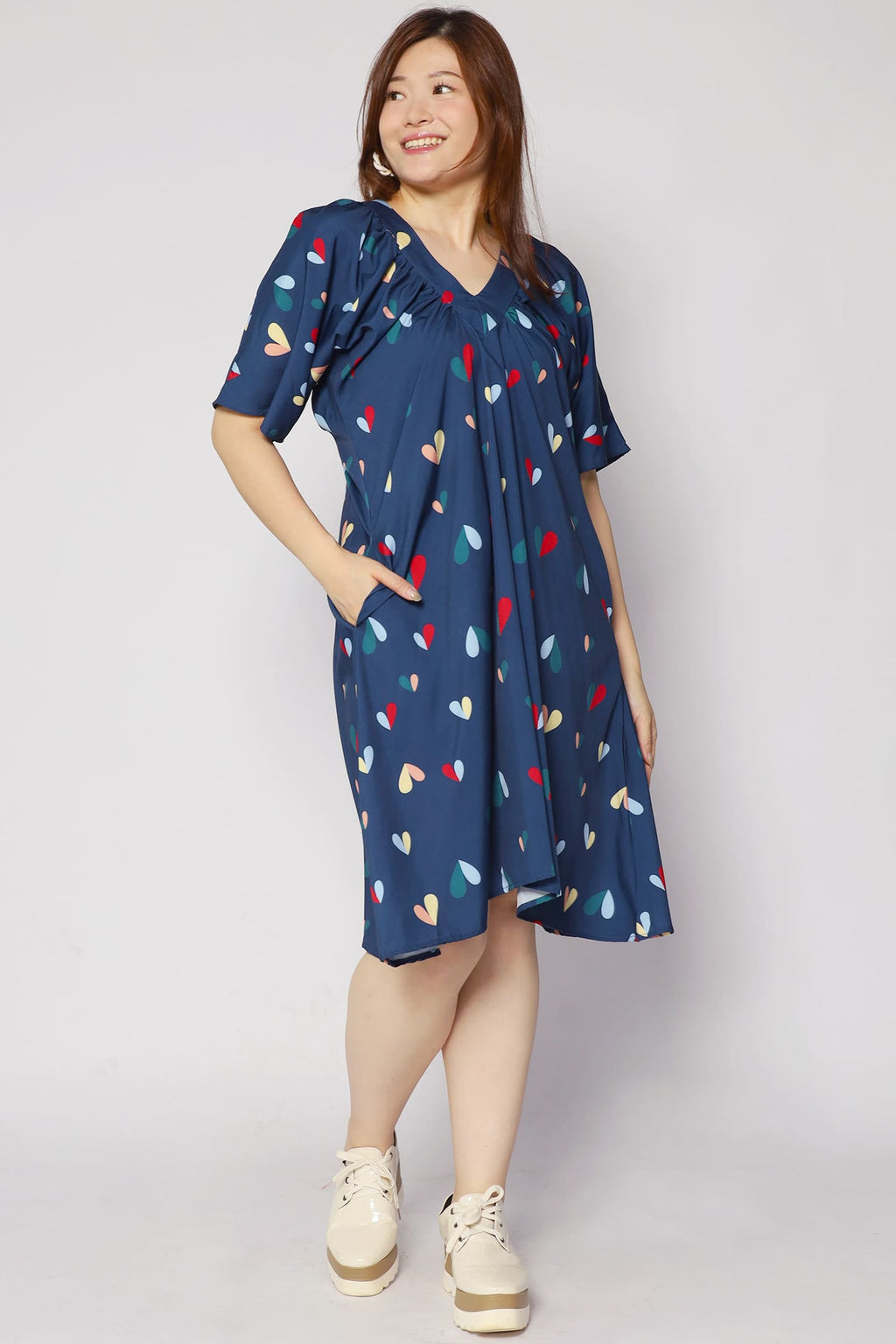 Tayler V Dress in Hearts