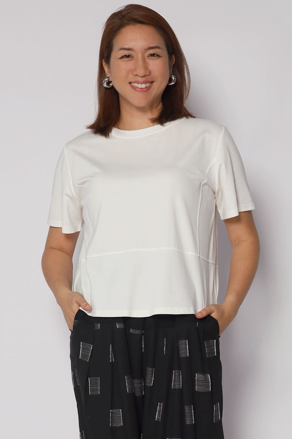 Toby Top in White