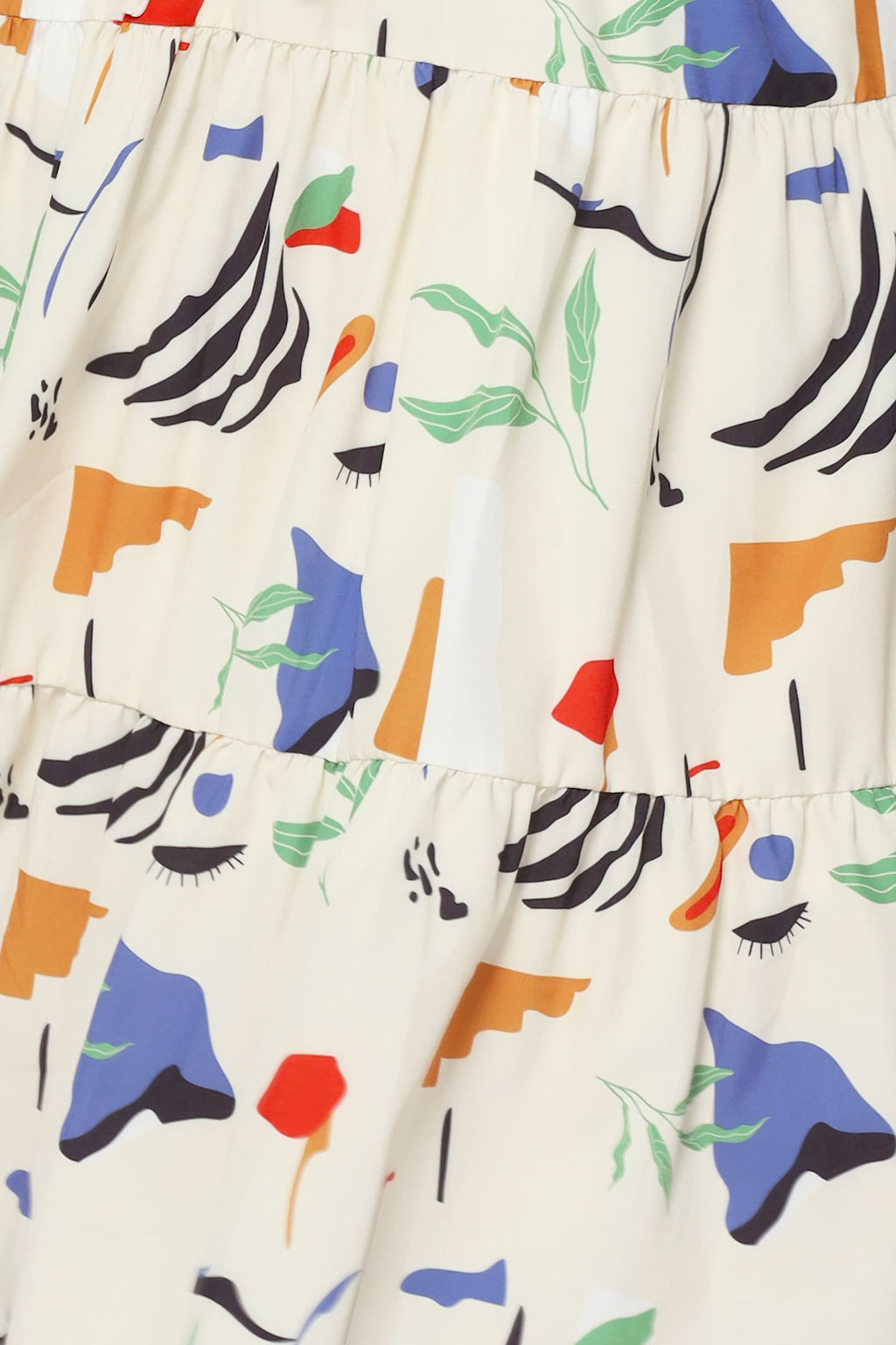 Vedette Dress in Crayola Strokes