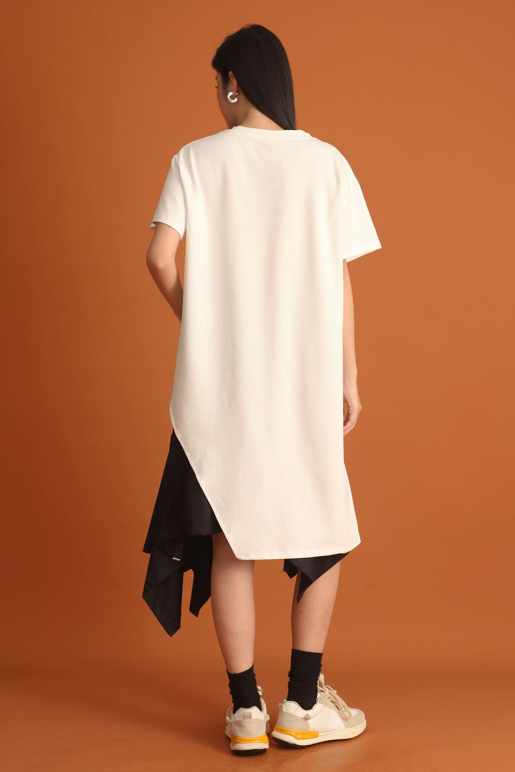 CHOSEN - Yejin Asymmetrical Top in White