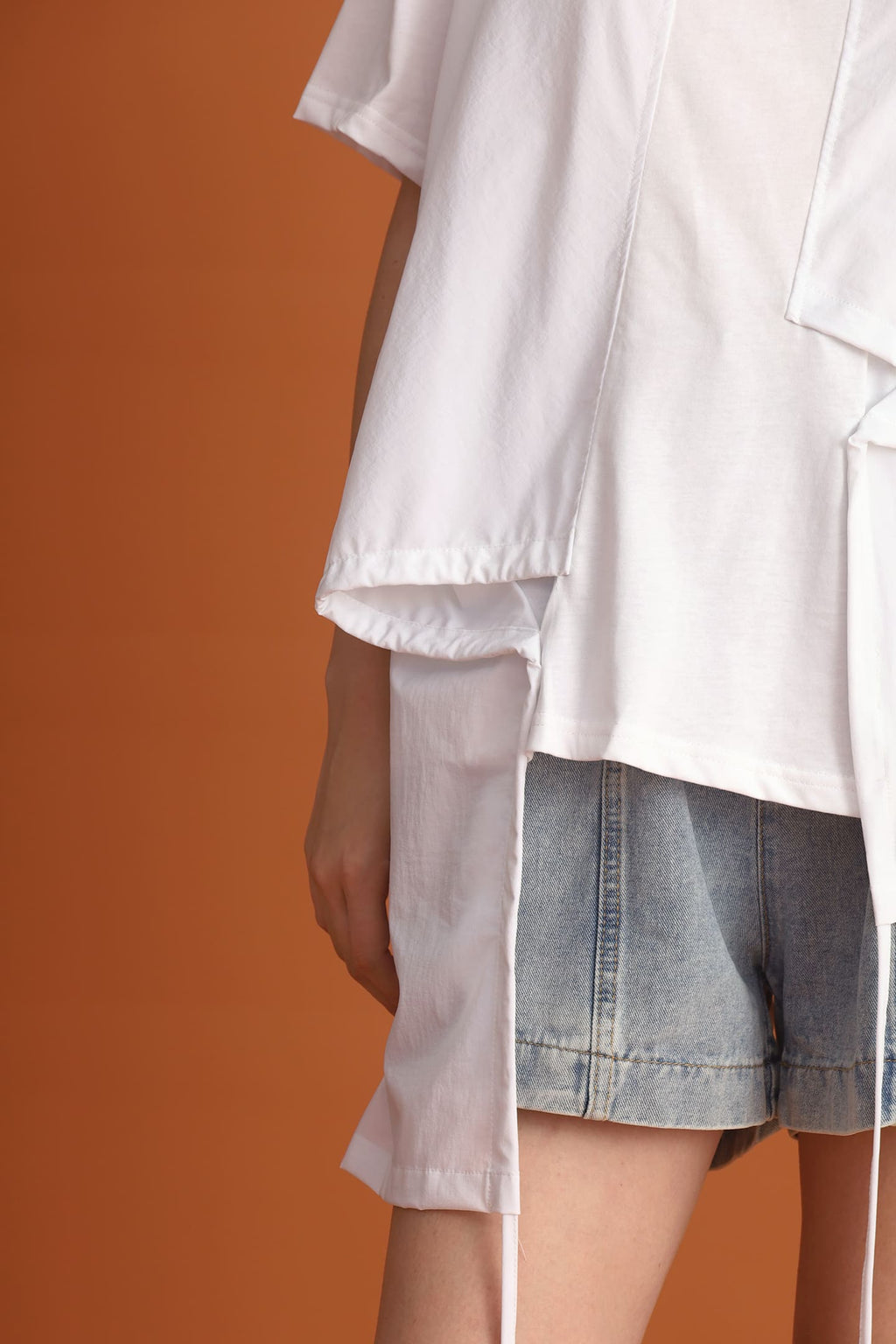 CHOSEN - Danielle Asymmetrical Top in White
