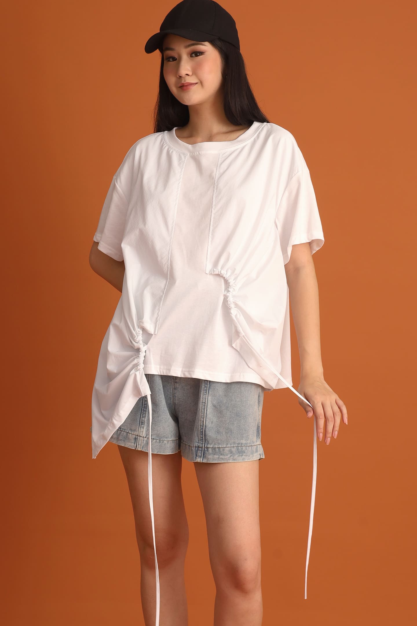 CHOSEN - Danielle Asymmetrical Top in White