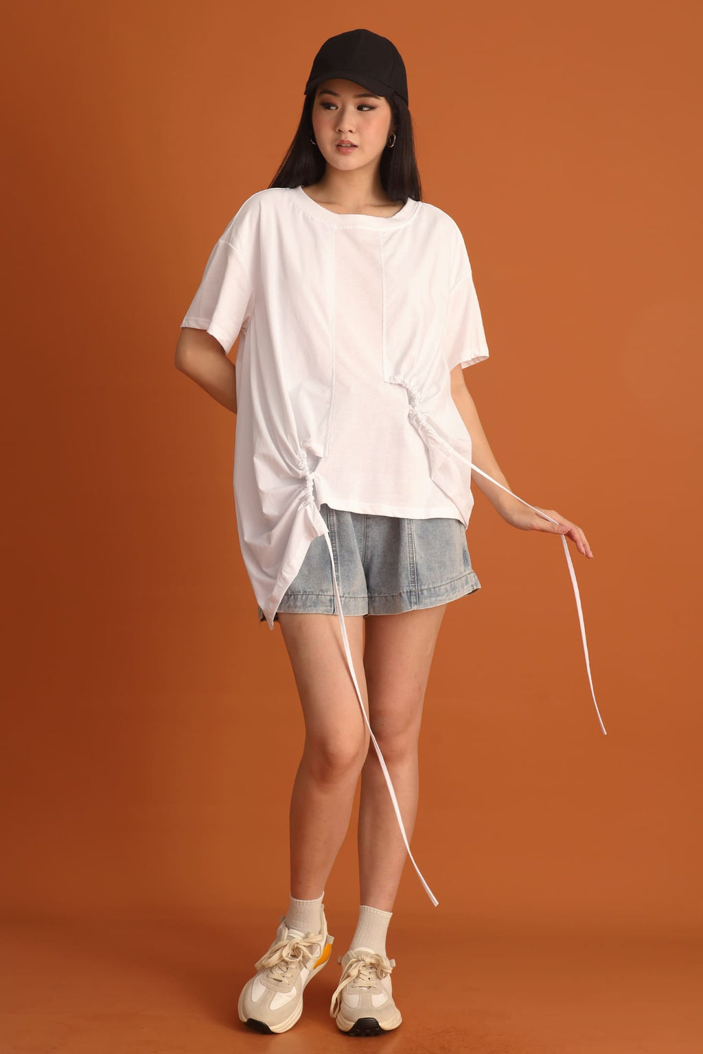 CHOSEN - Danielle Asymmetrical Top in White